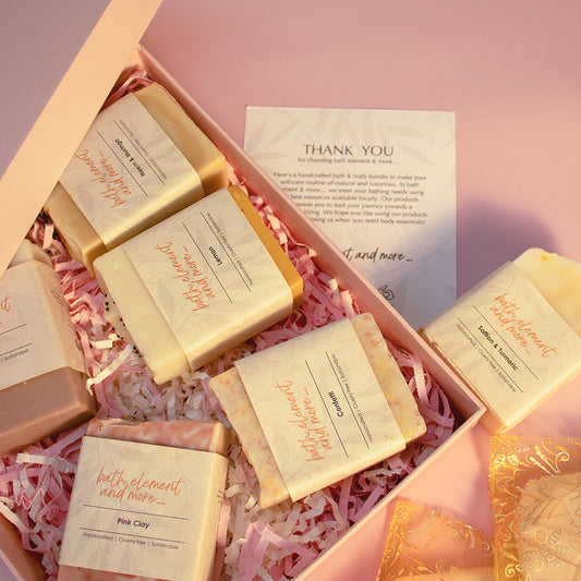 Box of 6 artisanal soap